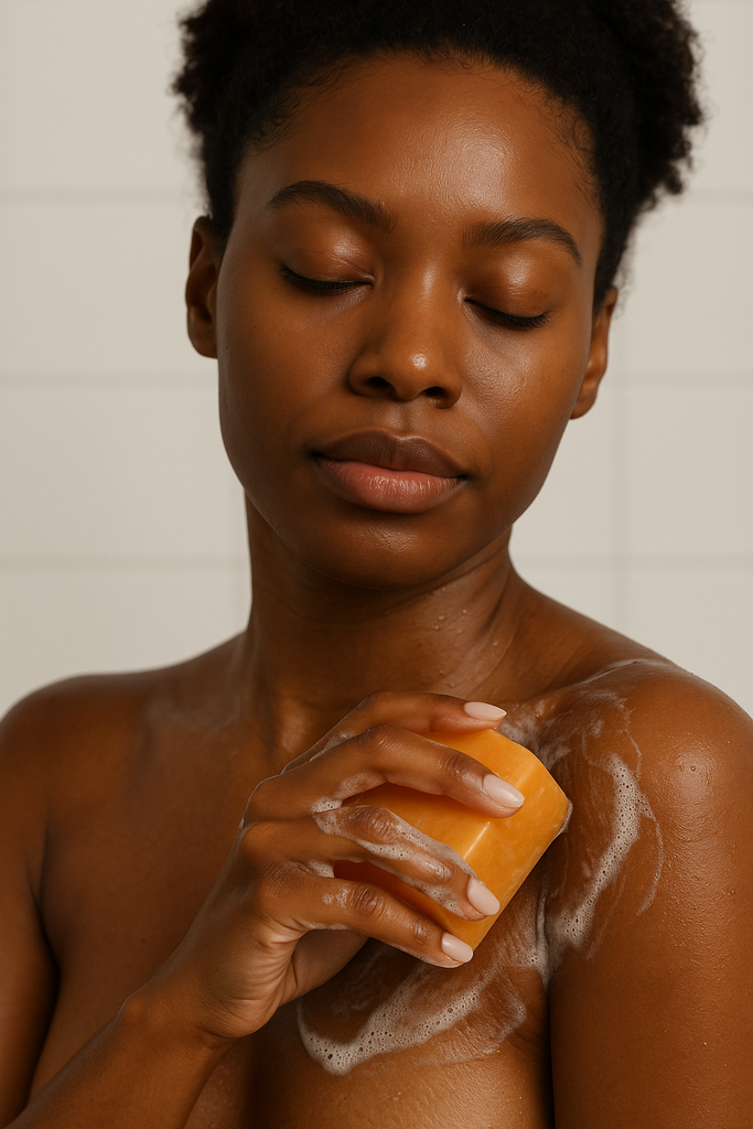 How the Turmeric Bar Soap from Stellar Skin Works?