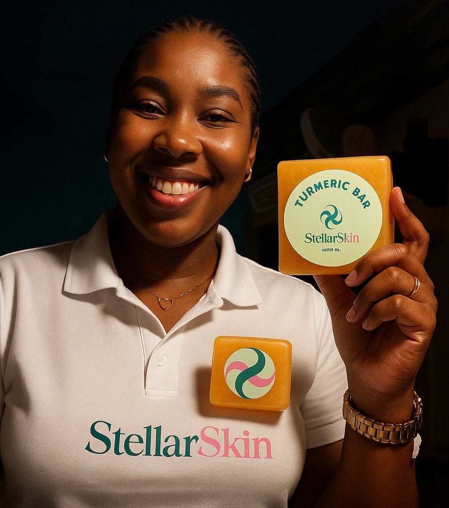 Stellar Skin Turmeric Bar Soap. Beauty at your doorstep: