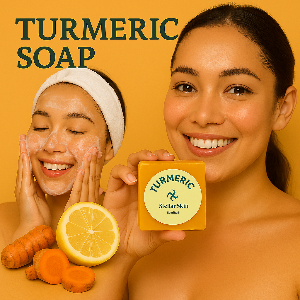 Stellar Skin Turmeric Bar Soap. Beauty at your doorstep: